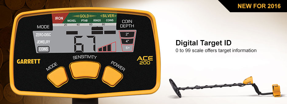 Buy Garrett ACE200i Metal detector Detection depth (max.) 100 cm Digital,  Acoustic 1141370